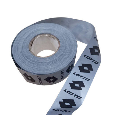 Bande de Grey Silver Green Reflective Elastic pour des gilets Sewable salut Vis Polyester Stripe d'habillement