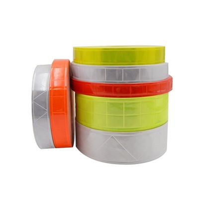 Fer réfléchi de bande de PVC de visibilité élevée sur salut Vis Reflective Tape For Clothing Crystal Heat Press