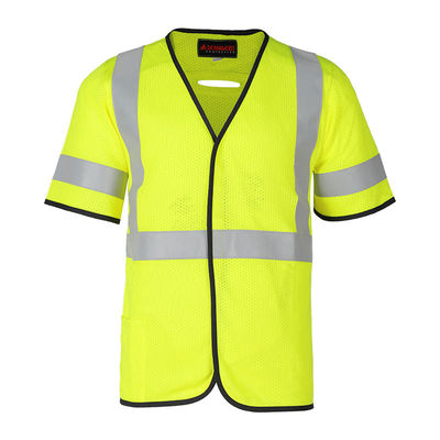 Les hautes combinaisons ignifuges ignifuges de chemise d'habillement de visibilité investissent la construction de veste