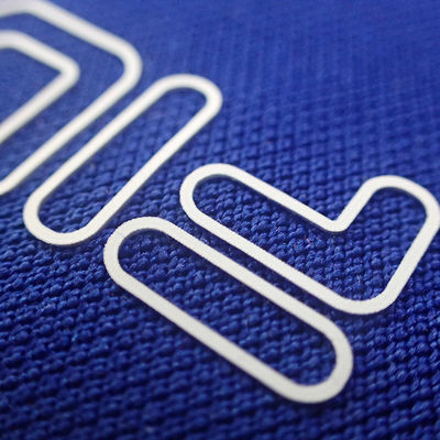 Étiquette en caoutchouc 3D en silicone Transfert thermique de vêtements