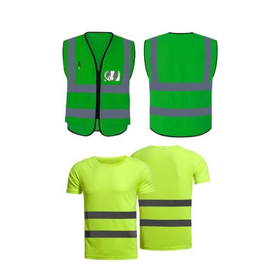 Vert bleu noir militaire de monte rose de Mesh Heavy Duty Orange Yellow de gilet réfléchissant de moto