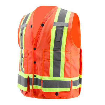 haut gilet de sécurité de visibilité de 9xl 4xl 5xl deux Tone Childrens High Vis Jackets avec le logo