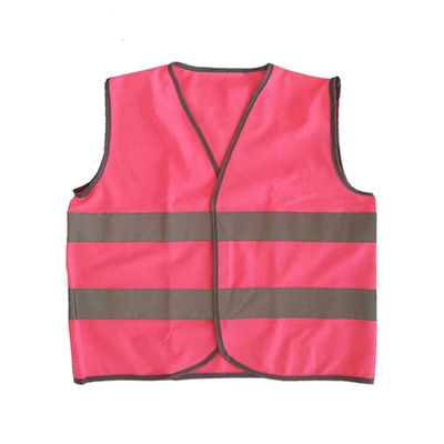 le noir réfléchissant de gilet de norme ANSI de la classe 2 de 6xl 5x 3xl et la courroie jaune de triangle pour des enfants trafiquent la garde  Orange