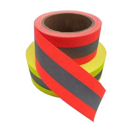 Salut bande réfléchie de Vis Red Blue Heat Transfer pour la bande réfléchie ignifuge d'habillement