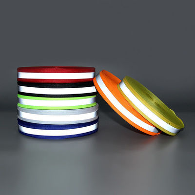 Sangle réfléchie de polyester coloré chaud de ventes