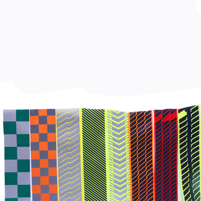 Courroie faite sur commande en gros de sangle de Debossed Logo Woven Polyester Nylon Reflective de jacquard