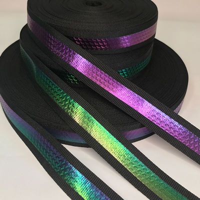 Sangle tricotée par chaise colorée en nylon de coton de courroie de sangle d'arc-en-ciel