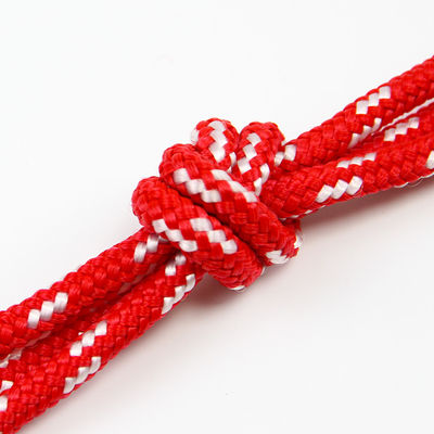 Corde s'élevante tressée par double en nylon mou de corde pour le collier de corde de chien de haute résistance