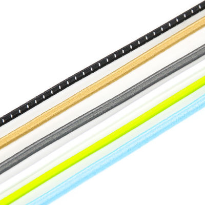 La corde réfléchie de bande lace les biens 6mm naturels mous du polyester 25mm 8mm longtemps