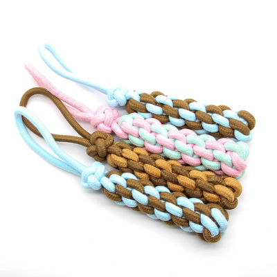 les jouets 8mm réfléchis de coton d'animal familier de chiot d'avance de corde de 2mm mâchent le jouet