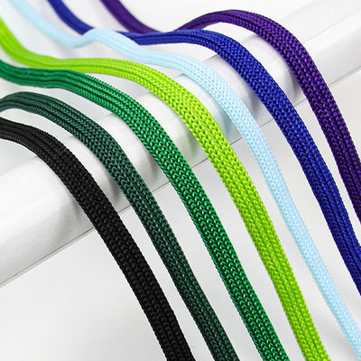 Le chien tressé réfléchi de laisse de corde de tente mènent les cordes rondes colorées d'aspiration que le Hoodie ficellent la corde 10mm