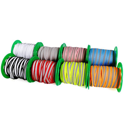 Équilibre 100% affilant de tuyauterie réfléchi de haut de la visibilité 450cd de polyester tissu de comité technique pour le vêtement