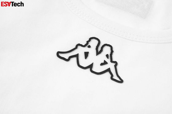 Étiquettes de nom en silicone en relief pour vêtements