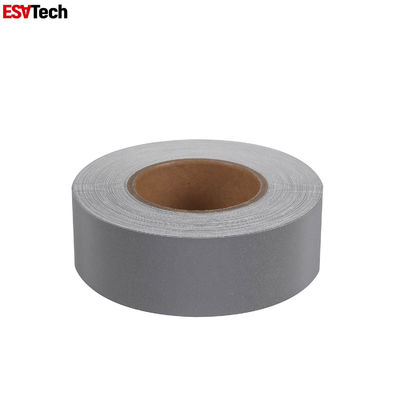 9910 Tissu de lavage industriel en argent 100%Tissu de polyester pour vêtements de sécurité