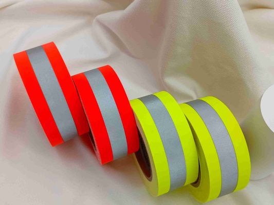 Tape réfléchissante ignifuge ignifuge pour vêtements Tissu réfléchissant ignifuge EN 20471 classe 2