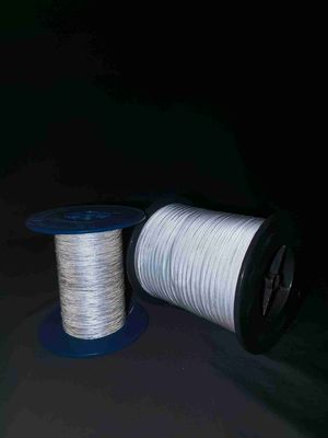 Visibilité élevée noire pourpre de l'orange 2mm de corde de Grey Reflective Thread Yarn For