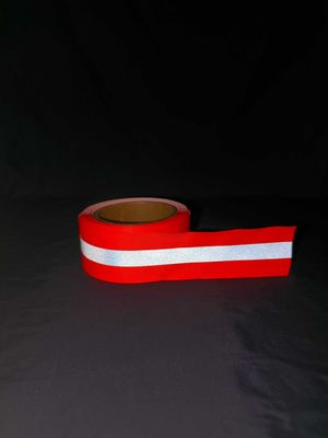 longueur en nylon de la bande 100m de bande de tissu de sangle réfléchie de largeur de 15mm 20mm 25mm