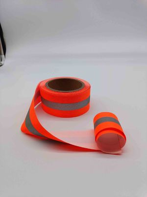 Bandes fluorescentes de haut tissu matériel réfléchi de visibilité pour des escaliers d'habillement