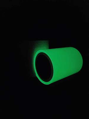 Lueur au néon dans le film luminescent vert acrylique de chaleur de vinyle foncé de transfert imprimable son obscurité