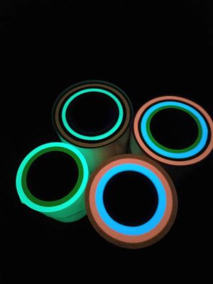 Lueur luminescente verte de vinyle de film de vinyle dans le transfert de chaleur lumineux de bande réfléchie foncée