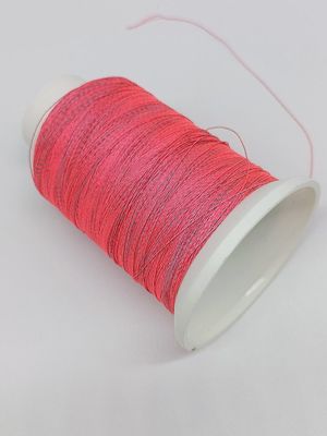 Fils métallisés de polyester de type S Fil de broderie métallique Fil de différentes couleurs