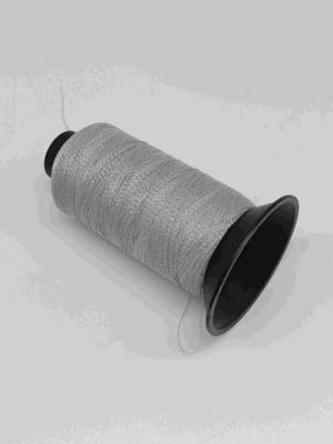 Fil à tricoter de couture de fil réfléchissant de lumière de gray200d utilisé dans le chapeau de chaussures de Logo Garments de T-shirt