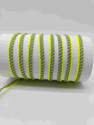 HI polarisé Vis For Clothes Garments Tracksuits d'attache et de tuyauterie de bande de  Sew On Reflective