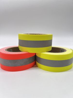 5 cm 7,5 cm Jaune Argent Jaune Couleur Rétardant de la flamme bande réfléchissante pour l'usure de sécurité