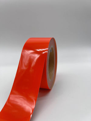 Bandes réfléchissantes de transfert de chaleur rouge largeur 5 cm pour les vêtements de mode, les vêtements de sport