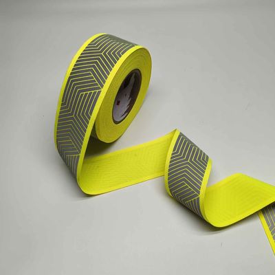 Tape réfléchissante à haute visibilité jaune pour vêtements sacs vêtements de sport