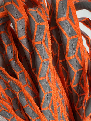 Perles de verre ignifuges Tissu réfléchissant Polyester lavable Taffeta Visibilité