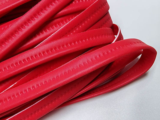 Rouges élastiques reflet piping Ultrasons ondes bandes vêtements accessoires