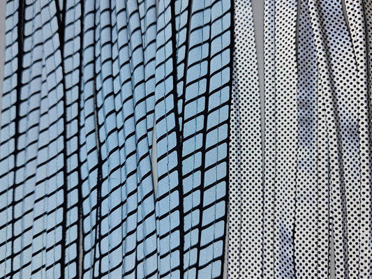 1 cm largeur couleur reflet tuyauterie imprimante bande de motifs pour vêtements